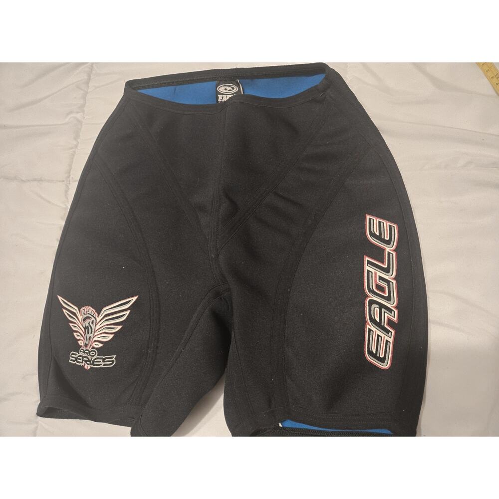 Vtg Eagle Sports Woman Neoprene Comp Short Sz S Black Performance Padded Athleti